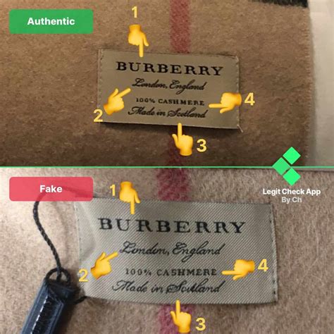 burberry her perfume real vs fake|authentic burberry scarf tag.